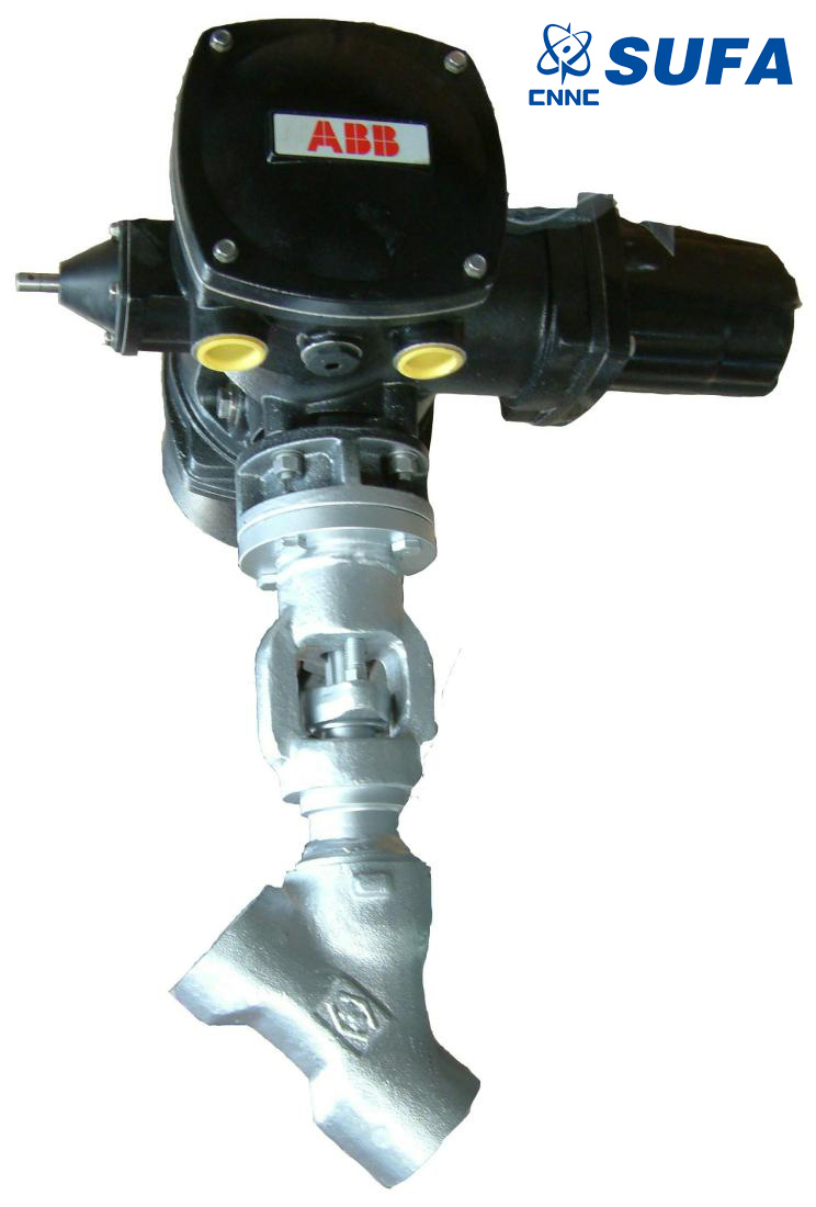 中核苏阀-电动角式截止阀